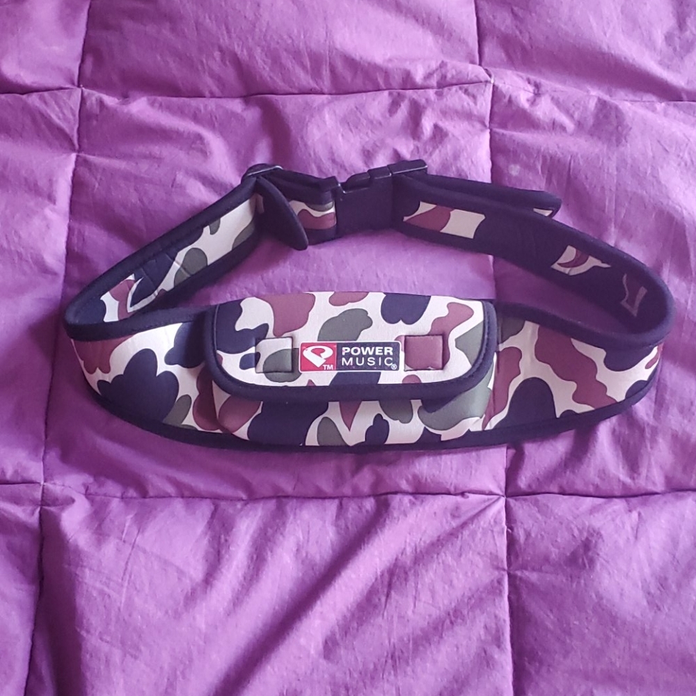 Camouflage Neoprene Unisex Fitness Instructor Micriphone Belt OS NWOT